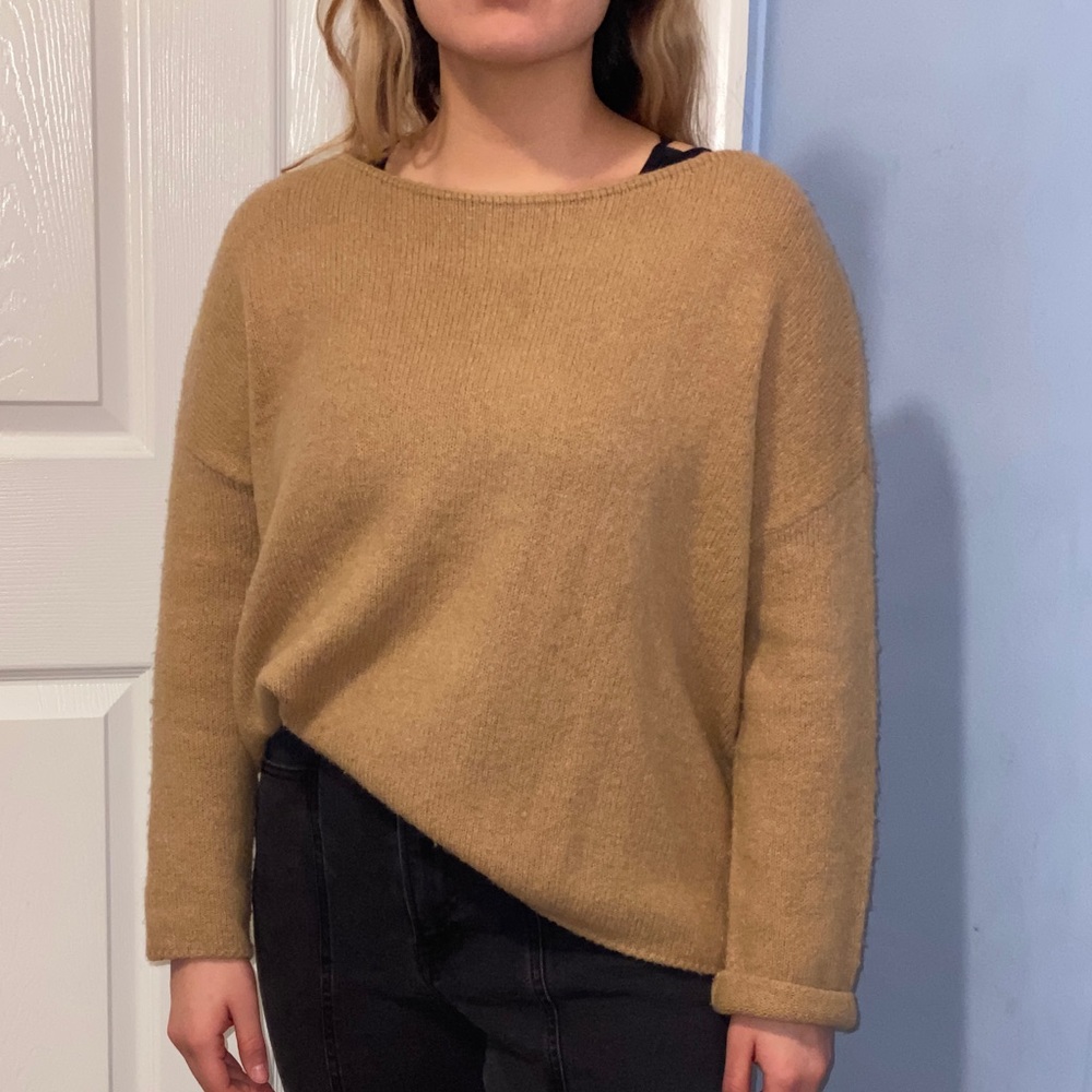 Zara tan sweater